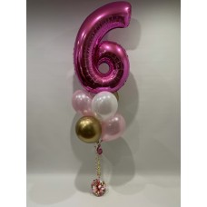Number 6 and Latex (Pink)